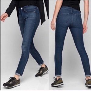 Athleta Sculptek Dark Wash Skinny Jeans